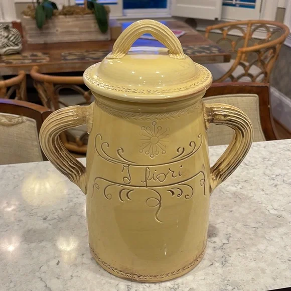 Vietri Italian Canister.